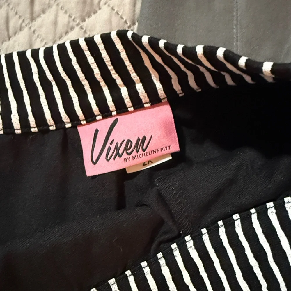 Vixen Thin Stripe Skirt 2x - Picture 2 of 4